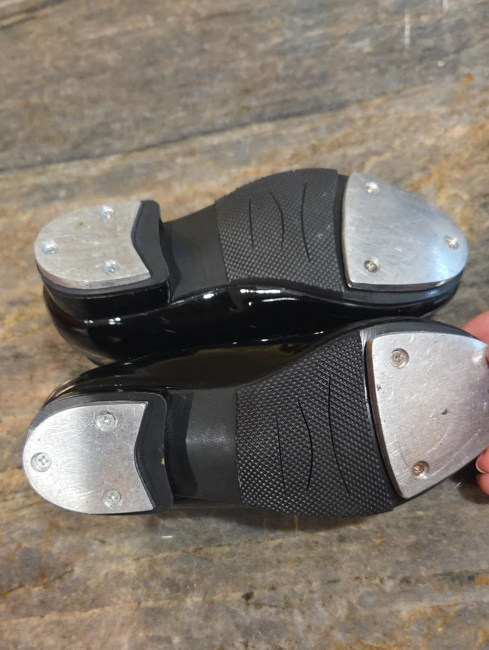 Stelle Size 10 Black Tap Shoes